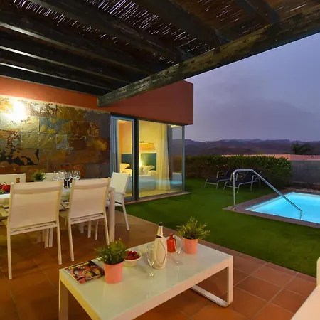 Salobre Golf Deluxe Luxury Retreat In Gran Canaria Private Outdoor Heatable Pool Bbq Facilities Shaded Outdoor Dining Area Salobre,